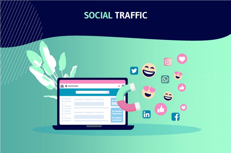 Social Traffic là lưu lượng người dùng truy cập thông qua mạng xã hội