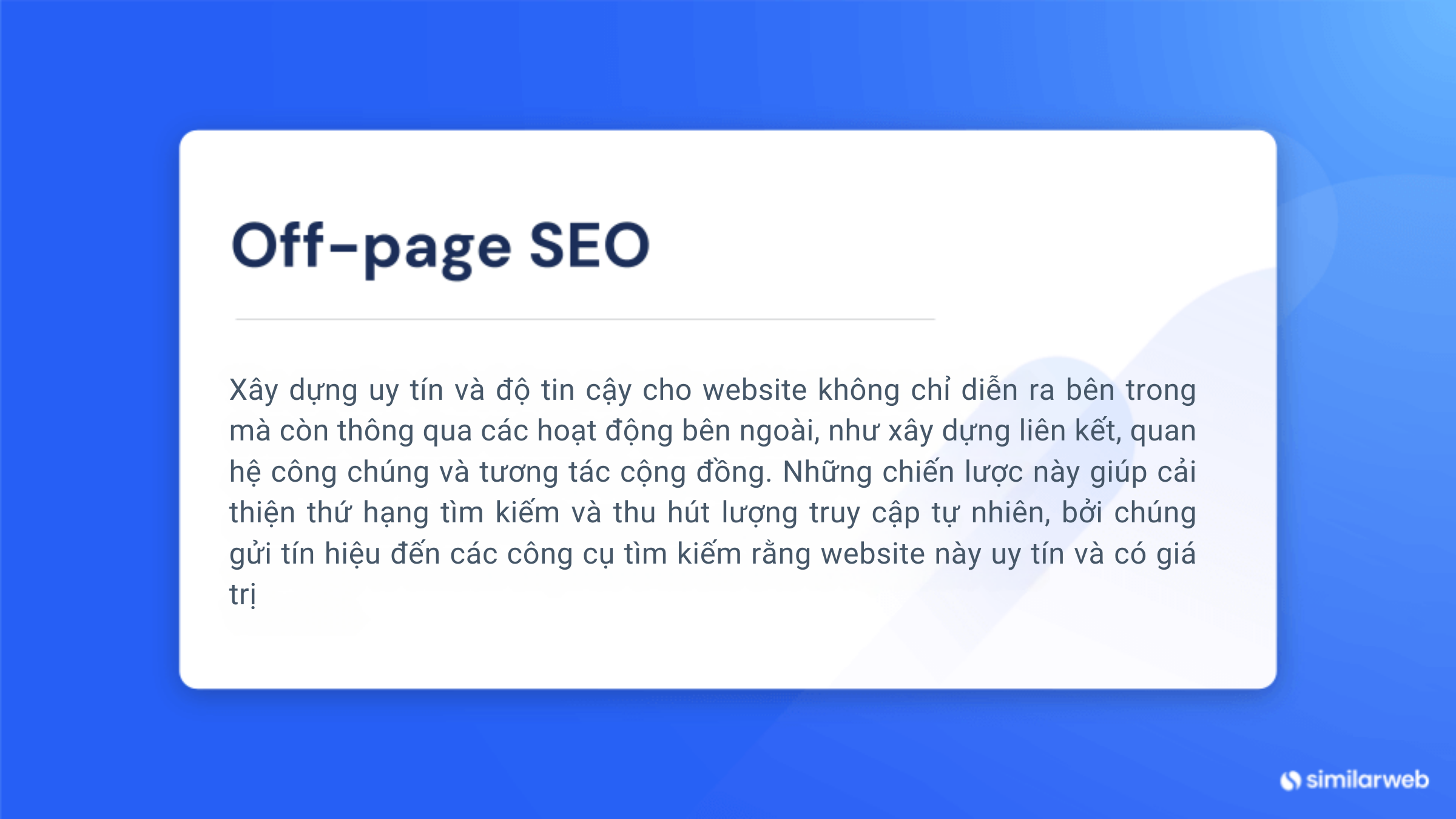 SEO off-page là gì