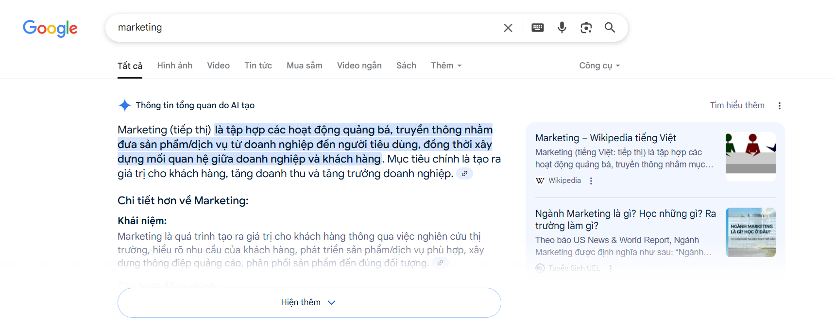 google ai overview