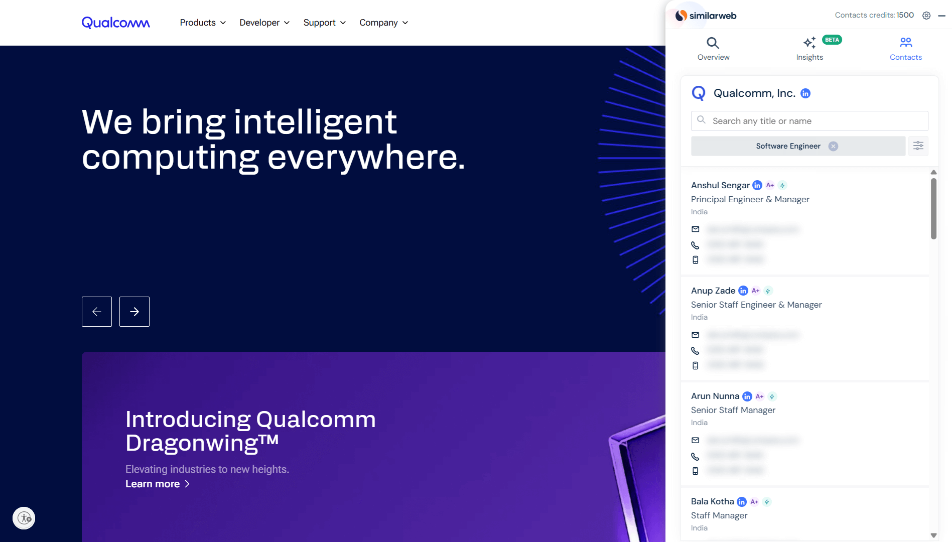 trợ lý similarweb 