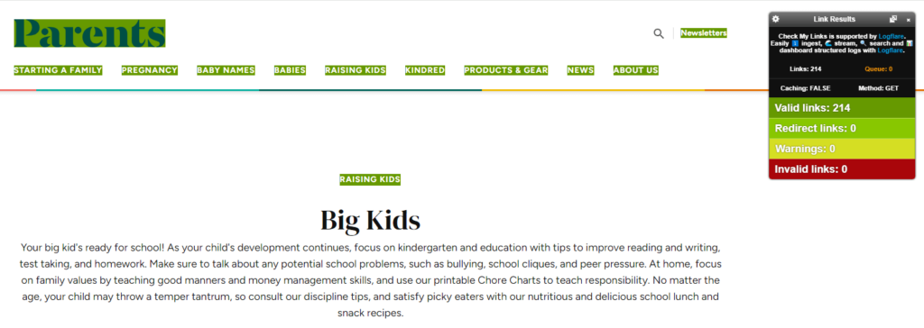 Tiện ích mở rộng Chrome Check My Links