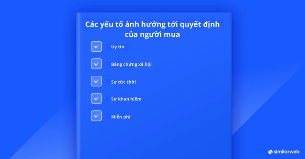 Các yếu tố ảnh hưởng đến quá trình ra quyết định của người mua