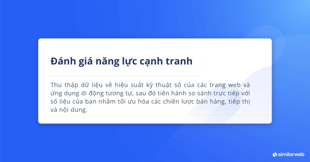 Phương pháp đánh giá năng lực cạnh tranh trực tuyến hiệu quả